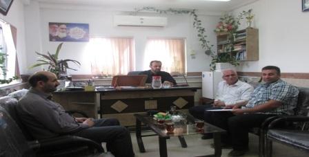 نشست مرکزآموزش فنی حرفه ای   ماسال با کمیته امداد امام  خمینی شهرستان