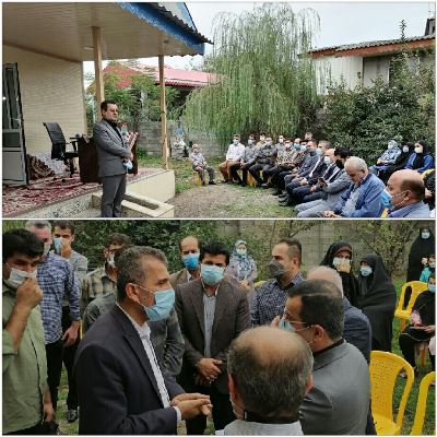 بازدید نماینده مردم شریف شهرستان رشت از خانه کار آفرینی روستایی بخش سنگر